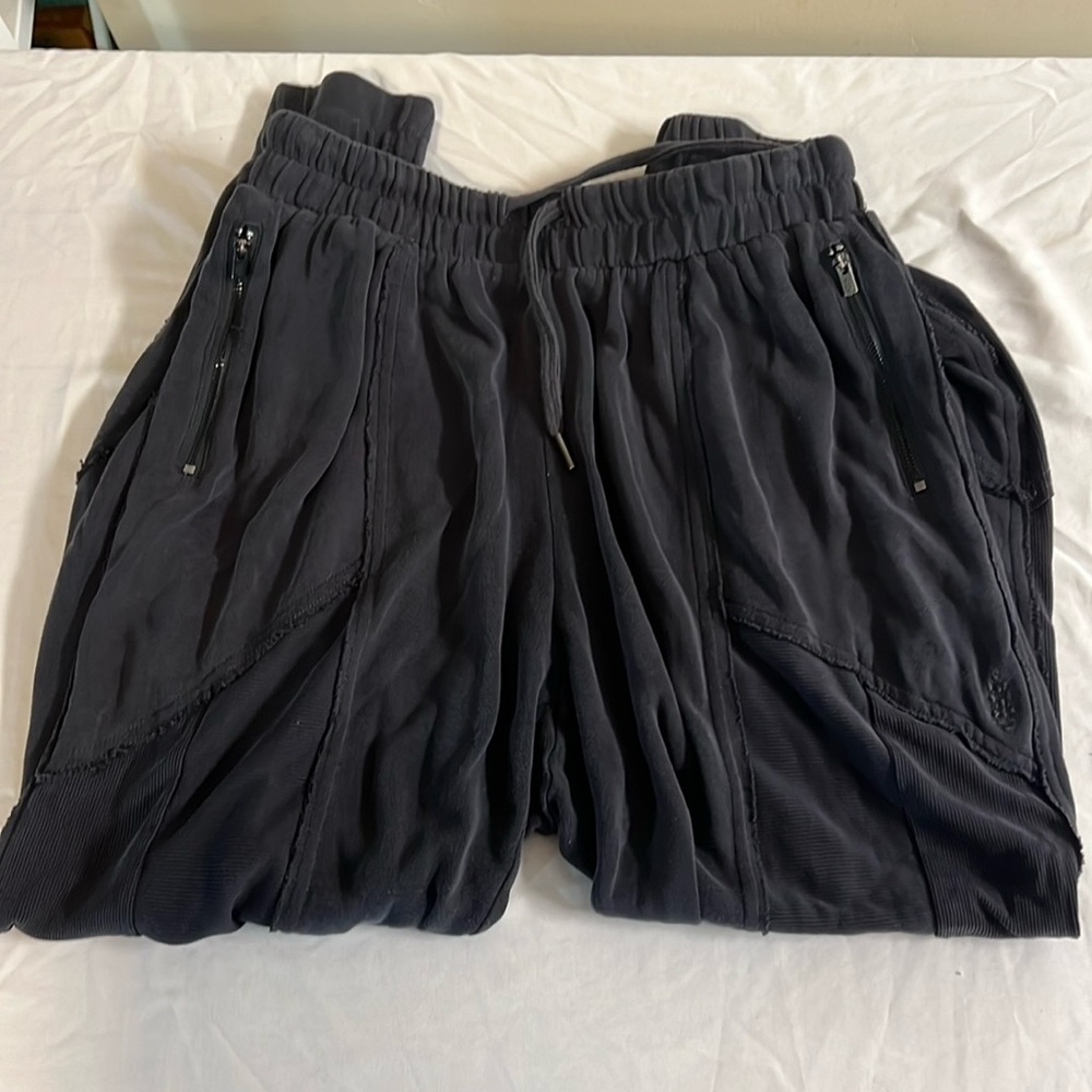 Free People Movement Patchwork Pattern Joggers In… - image 1